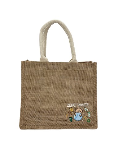 英國熊黃麻環保購物袋