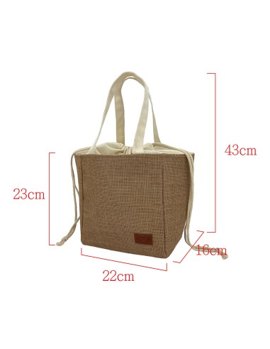 安妮兔棉麻保鮮提袋