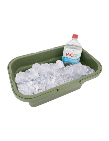 英國熊折疊桌野餐籃-綠