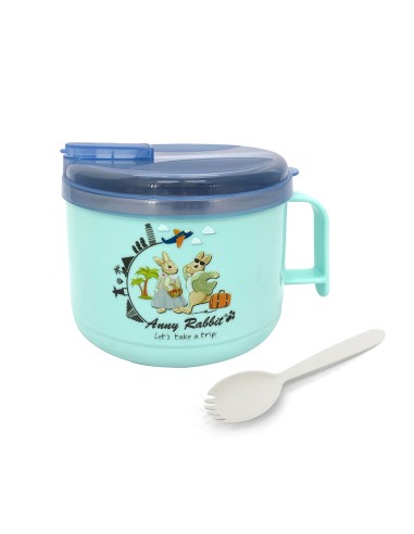 安妮兔不鏽鋼泡麵碗1300ML