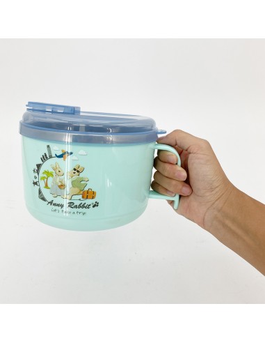 安妮兔不鏽鋼泡麵碗1300ML