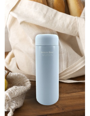 英國熊超真空口袋杯200ml-天藍