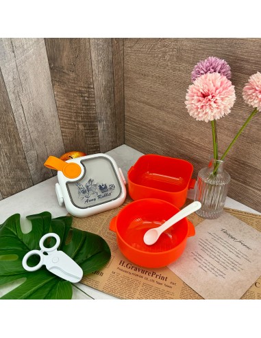 安妮兔外出餐具四件組