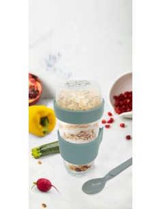 安妮兔玻璃輕食多用瓶-480ml(盒裝) 2