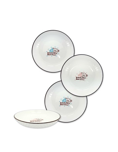 英國熊鑽(尚賺)深盤8吋-4入