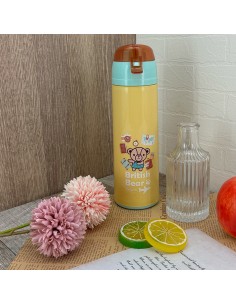 英國熊玻璃掀蓋瓶420ml