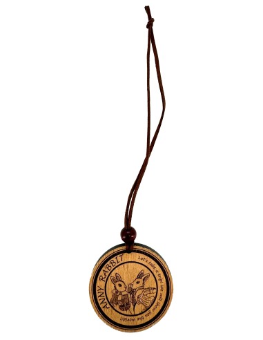 安妮兔棉麻保鮮提袋+安妮兔木質吊飾