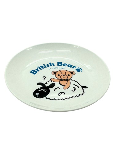英國熊圓盤九件套-盒裝