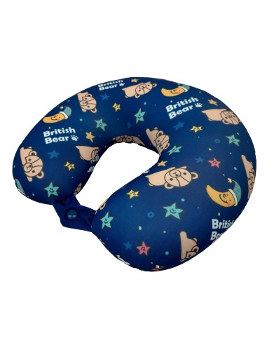 英國熊三用翻轉頸枕