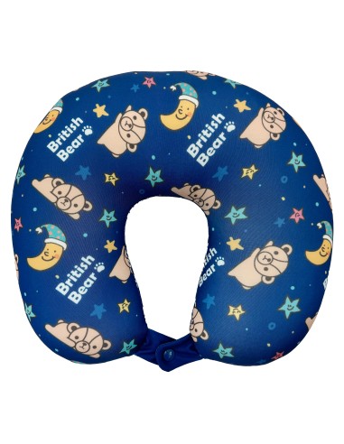 英國熊三用翻轉頸枕