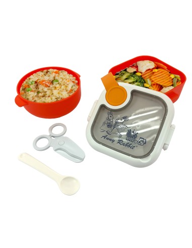 安妮兔外出餐具四件組