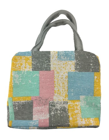 和風手提保溫保冷袋-彩色方塊