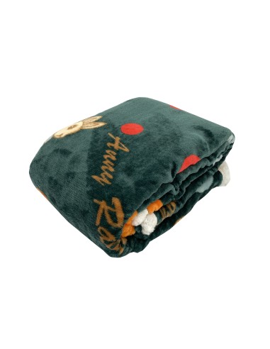 安妮兔羊羔絨複合毯120*160cm