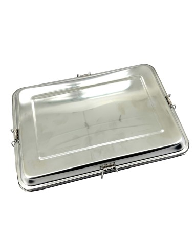 英國熊台製五格上下不銹鋼扣餐盤