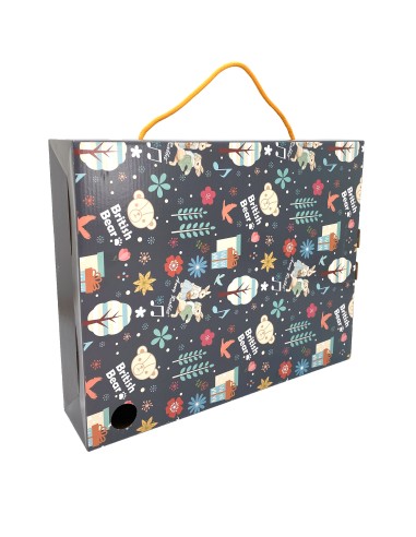 英國熊冷氣毯150*180-新遊樂(盒)