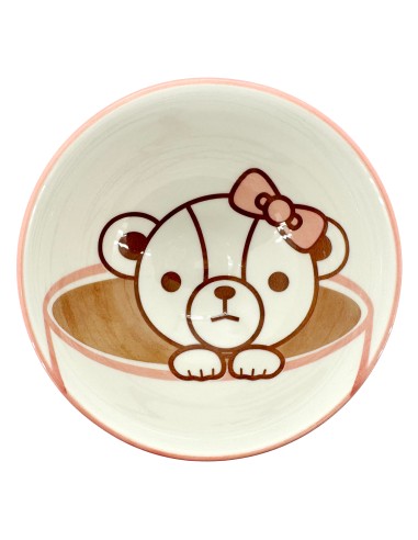 英國熊浮雕造型3碗3匙