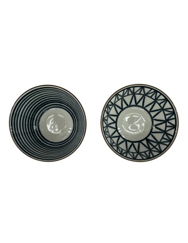 松村窯手繪圖騰2碗