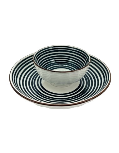 松村窯手繪圖騰6碗3盤