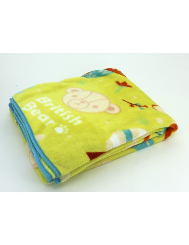 英國熊法蘭絨毯 120x150-歡樂(盒裝)