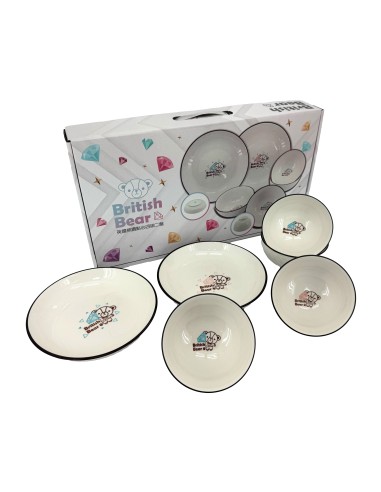 英國熊鑽(尚賺)點心四碗二盤