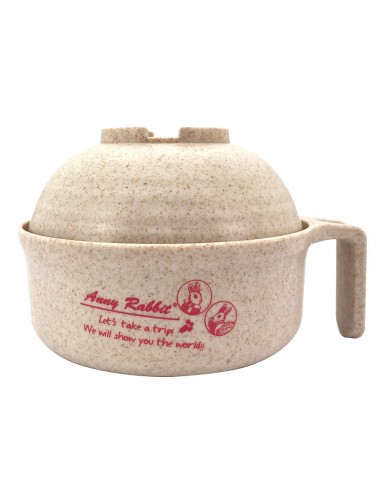 安妮兔小麥稈泡麵碗 4件組