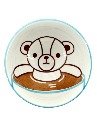 英國熊浮雕造型2碗