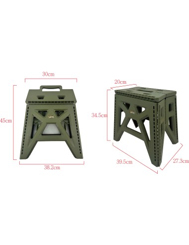 英國熊高腳戰術折疊椅-中