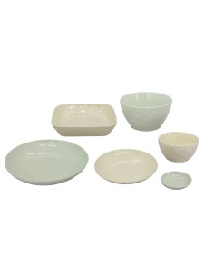 安妮兔松村窯色釉餐具六件組