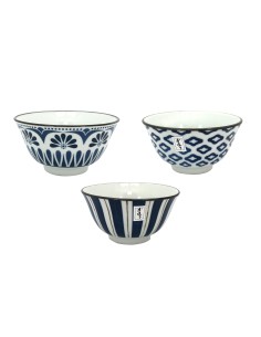 松村窯手造翻邊3碗