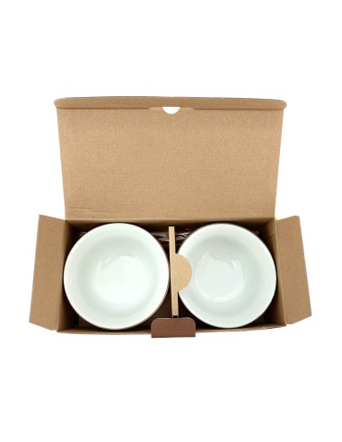 松村窯手造翻邊碗- 2碗2筷