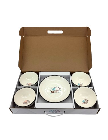 英國熊鑽(尚賺)點心四碗一盤