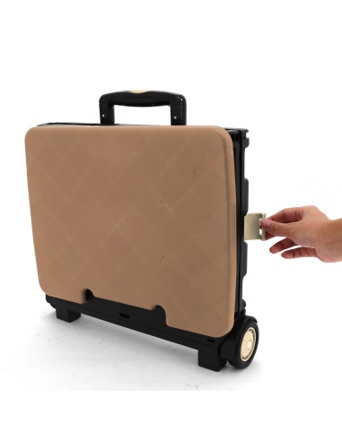 英國熊折疊購物推車-棕