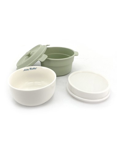 安妮兔鑄鐵造型便當盒+陶瓷二代