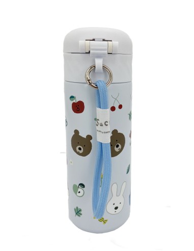 法國兔雙飲彈蓋真空瓶-420ML