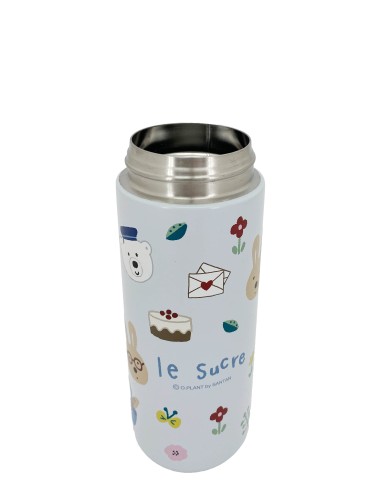 法國兔雙飲彈蓋真空瓶-420ML