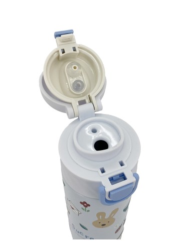 法國兔雙飲彈蓋真空瓶-420ML