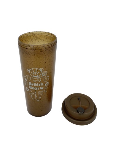 英國熊台製咖啡渣隨身杯-800ML