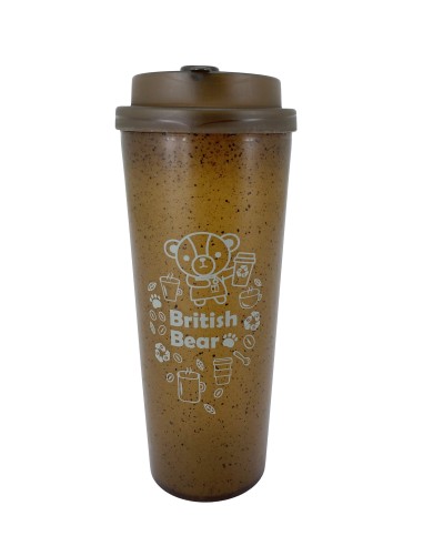 英國熊台製咖啡渣隨身杯-800ML