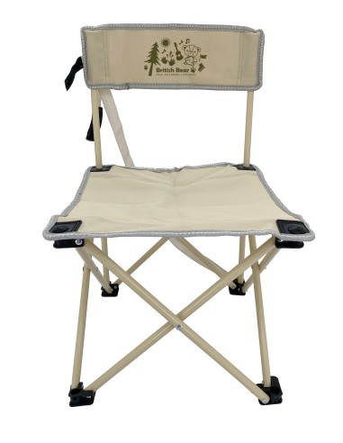 英國熊透氣L型可揹折疊椅-大地