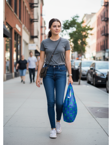 安妮兔口袋背心摺疊袋