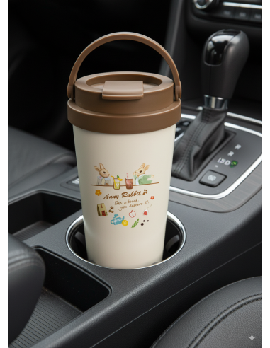 安妮兔手提環保杯-500ML(盒)