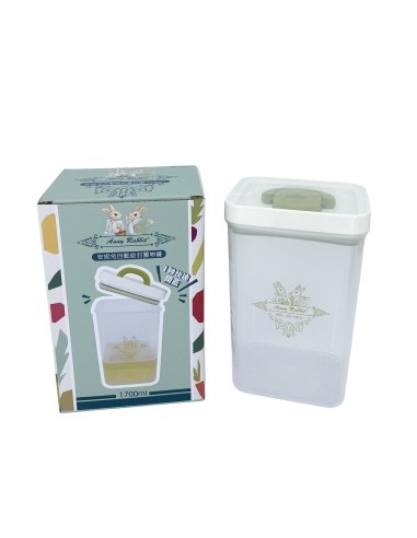 安妮兔自動密封置物罐-1700ML