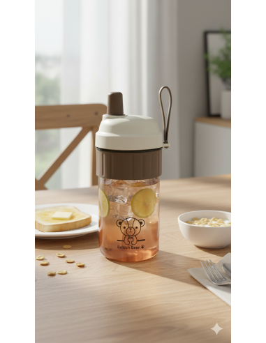 英國熊QQ吸管隨身杯-850ml