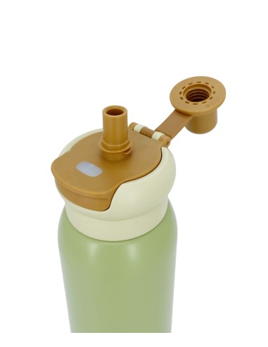 英國熊雙飲揹帶運動真空瓶-600ML