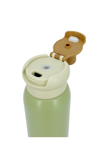 英國熊雙飲揹帶運動真空瓶-600ML