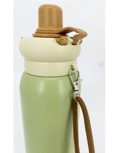 英國熊雙飲揹帶運動真空瓶-600ML