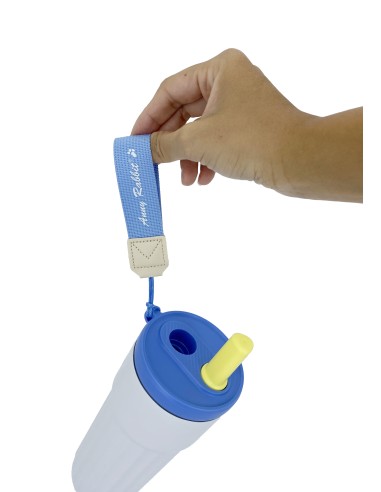 安妮兔吸管濾網真空杯-480ml