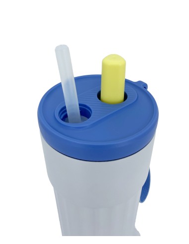 安妮兔吸管濾網真空杯-480ml