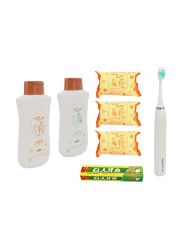 安妮兔1洗1沐3皂1小牙1電動牙刷