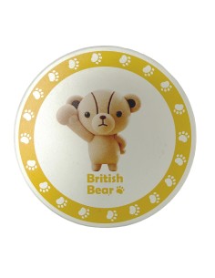 英國熊陶瓷吸水杯墊-圓形